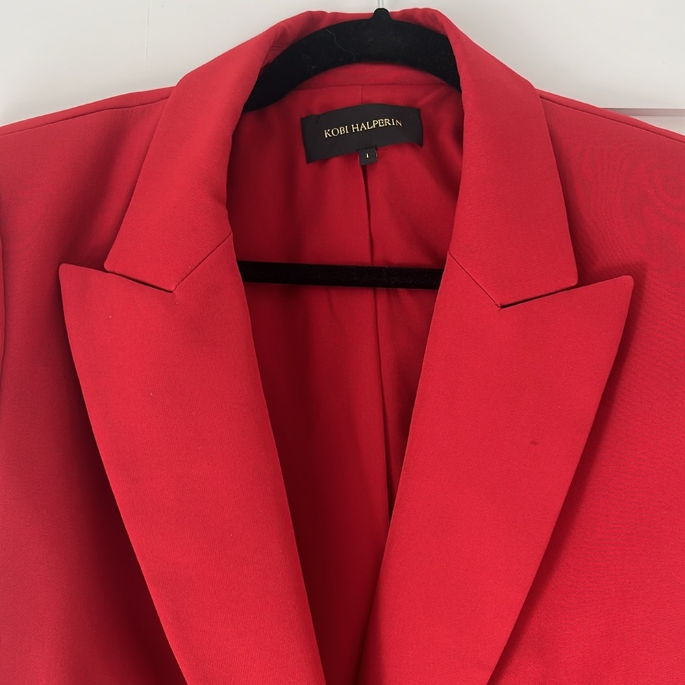Kobi halpern Jordana blazer burnt red. Size L - Picture 4 of 4